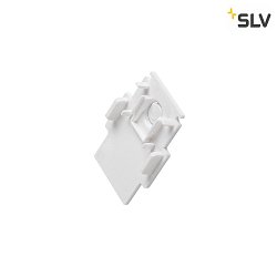 end cap TRACK 48V for recessed track, white