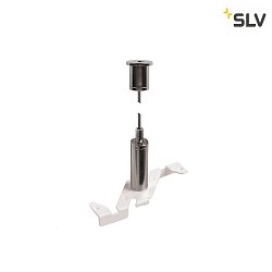pendant suspension TRACK 48V with wire rope, white