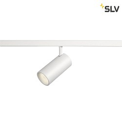 LED Niedervolt-Schienen-Strahler NUMINOS XS DALI 2, rund, 48V, 16W 4000K 20, DALI dimmbar, schwenkbar, matt wei