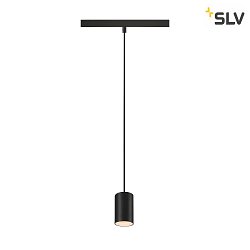 pendant luminaire NUMINOS XS TRACK 48V DALI controllable IP20, black, white dimmable