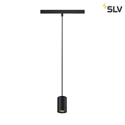 Luminaire  suspension NUMINOS XS TRACK 48V contrlable par DALI IP20, noir  gradable