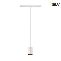 pendant luminaire NUMINOS XS TRACK 48V DALI controllable IP20, black, white dimmable