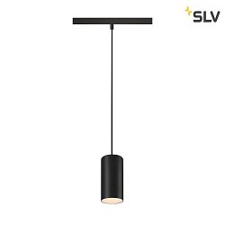 pendant luminaire NUMINOS S TRACK 48V DALI controllable IP20, black, white dimmable