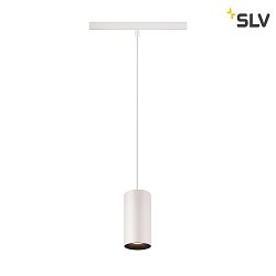 LED NV-Schienen Pendelleuchte NUMINOS S TRACK 48V, 20, 16W, CRI90, DALI, IP20, 2700K, 1000lm, wei/schwarz