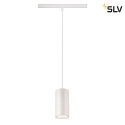 LED Niedervolt-Schienen-Pendelleuchte NUMINOS S DALI, 48V, 16W 4000K 55, DALI 2 dimmbar, matt wei