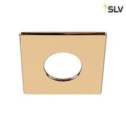 Abdeckung UNIVERSAL DOWNLIGHT, fr Downlight IP65, eckig, gold glnzend