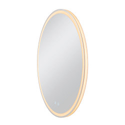 mirror with lighting TRUKKO 80 IP44, transparent dimmable