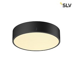 Lampada da parete e soffitto MEDO PRO 30 rotondo, controllabile da DALI IP50, nero dimmerabile