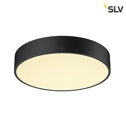 wall and ceiling luminaire MEDO PRO 40 round IP50, black dimmable