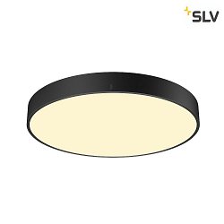 Lampada da parete e soffitto MEDO PRO 60 rotondo IP50, nero dimmerabile