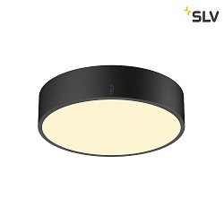 wall and ceiling luminaire MEDO 30 round, CCT Switch, direct / indirect IP50, black dimmable