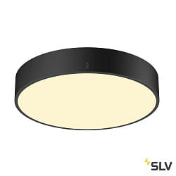 wall and ceiling luminaire MEDO 40 round IP50, black dimmable