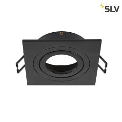 recessed ceiling ring NEW TRIA 75 square, black