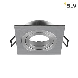recessed ceiling ring NEW TRIA 75 square, aluminium