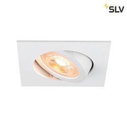 ceiling recessed luminaire NEW TRIA 68 square GU10 IP20, white