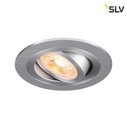 ceiling recessed luminaire NEW TRIA 75 round GU10 IP20, aluminium