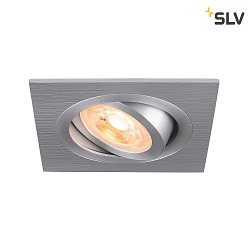 ceiling recessed luminaire NEW TRIA 75 square GU10 IP20, aluminium