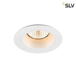 LED Deckeneinbauleuchte NEW TRIA 68, rund, 8,3W, CRI 90, IP20/IP65, dimmbar, 38, 3000K, wei