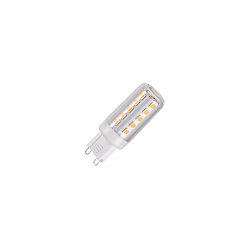 LED Hochvolt Stecksockellampe QT14, IP20, 230V AC, G9, 3.6W 2700K 450lm 300, CRi >90, schaltbar, Keramik