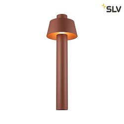 Lampadaire dextrieur PHOTONI 75 rsistant aux chocs, conique E27 IP65, rouille gradable
