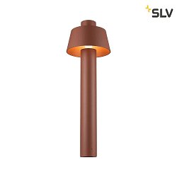 Lampadaire dextrieur PHOTONI 75 conique E27 IP55, rouille gradable