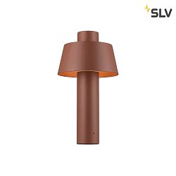 outdoor floor lamp PHOTONI 45 conical E27 IP55, rust dimmable