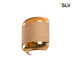 wall luminaire PANTILO ROPE G9 IP20, gold dimmable