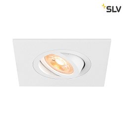 ceiling recessed luminaire NEW TRIA 75 XL square GU10 IP20, white