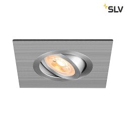 ceiling recessed luminaire NEW TRIA 75 XL square GU10 IP20, aluminium