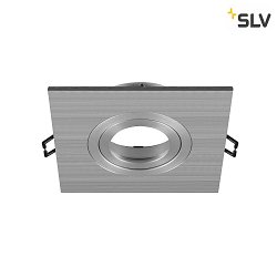 recessed ceiling ring NEW TRIA 75 XL square, aluminium