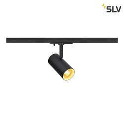 1-Projecteur monophas NOBLO SPOT rond, pivotant, rotatif IP20, noir gradable