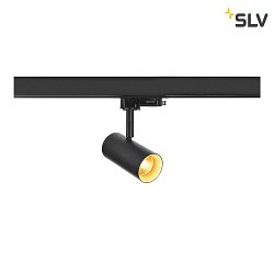 3-phase spot NOBLO SPOT round, cardanic swivelling IP20, black dimmable