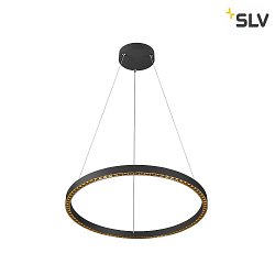 LED Pendelleuchte ONE CUBE, IP20,  80.5cm, 54W 3000K 4000lm 44, UGR 19, DALI dimmbar, schwarz