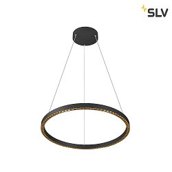 LED Pendelleuchte ONE CUBE UP/DOWN, IP20,  80.5cm, 80W 3000K 6000lm 44/130, DALI dimmbar, schwarz