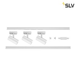 LED 1-Phasen Schienensystem Set NOBLO SPOT, 3er Set, rund, 32, 19W, 2700K, CRI 90, IP20, dimmbar, wei