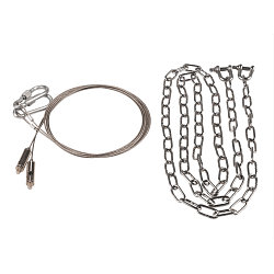 pendant suspension HIGHBAY V 330 / 150CM, stainless steel