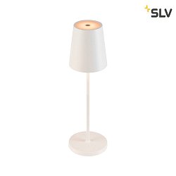 Lampada da tavolo a batteria VINOLINA TWO IP65, bianco dimmerabile