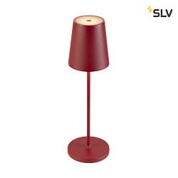 Lampe de table  accu VINOLINA TWO IP65, rouge gradable