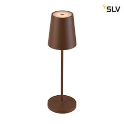 Lampe de table  accu VINOLINA TWO IP65, rouille gradable