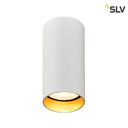 Downlight KAMI CL SINGLE cylindrique, rigide, version pour montage en surface GU10 IP20, or, blanc mat gradable