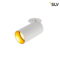 Apparecchio da incasso a soffitto KAMI 1-Lampadina GU10 IP20, oro, bianco