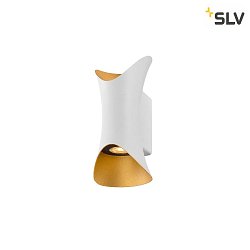 Luminaire mural dextrieur MODELA UP/DOWN haut bas, rsistant aux chocs IP65, blanc mat gradable
