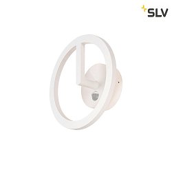 outdoor wall luminaire Q-RING with sensor IP65, white