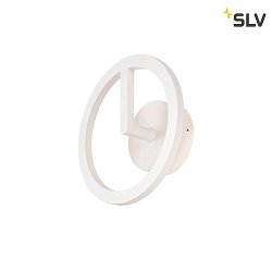 Luminaire mural dextrieur Q-RING PHASE sans capteur, dimmable IP65, blanche gradable