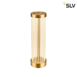 LED Tischleuchte QUIMERA PHASE, 4.3W 2700/3000K (CCT Switch) 110lm, CRi >90, dimmbar, gebrstet messing