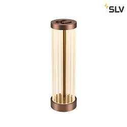 LED Tischleuchte QUIMERA PHASE, 4.3W 2700/3000K (CCT Switch) 110lm, CRi >90, dimmbar, dunkel kupfer