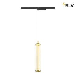 LED 1-Phasen-Pendelleuchte QUIMERA PHASE, 8W 2700K 320lm, CRi >90, dimmbar, gebrstet messing
