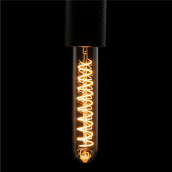 Ampoule  filament TUBE SOFT SPIRAL - PHASE clair E27 6W 570lm 2200K 330 CRI 90-100 gradable