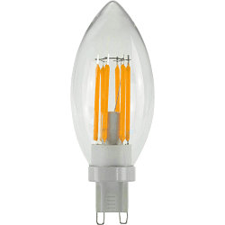 Spezial-LED Leuchtmittel CANDLE PHASE, G9, 3W 2200K