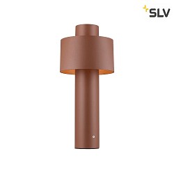 Outdoor Sockelleuchte PHOTONI CYL POLE 45, IP65 IK08, 45cm, zylindrisch, E27, Aluminium, seeluft-bestndig, rost matt